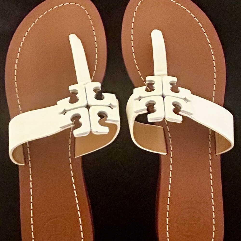 Tory Burch Beach Slippers Slides Size 7